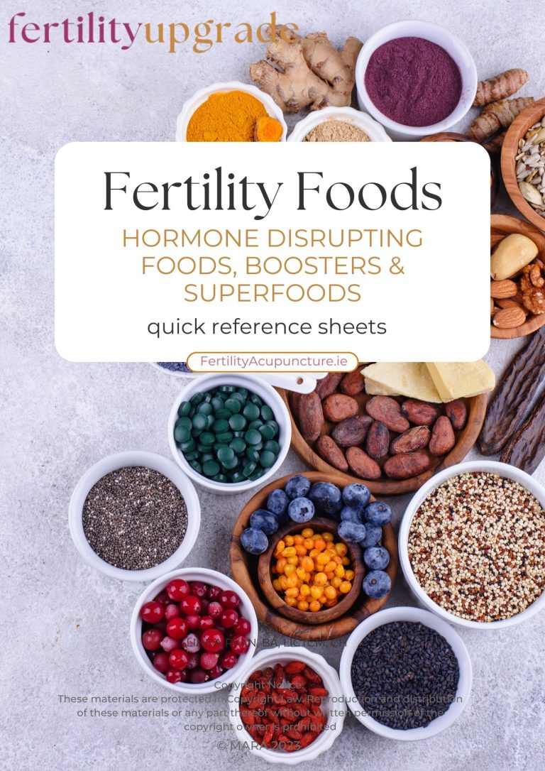 Fertility Foods boosters, disruptors & superfoods